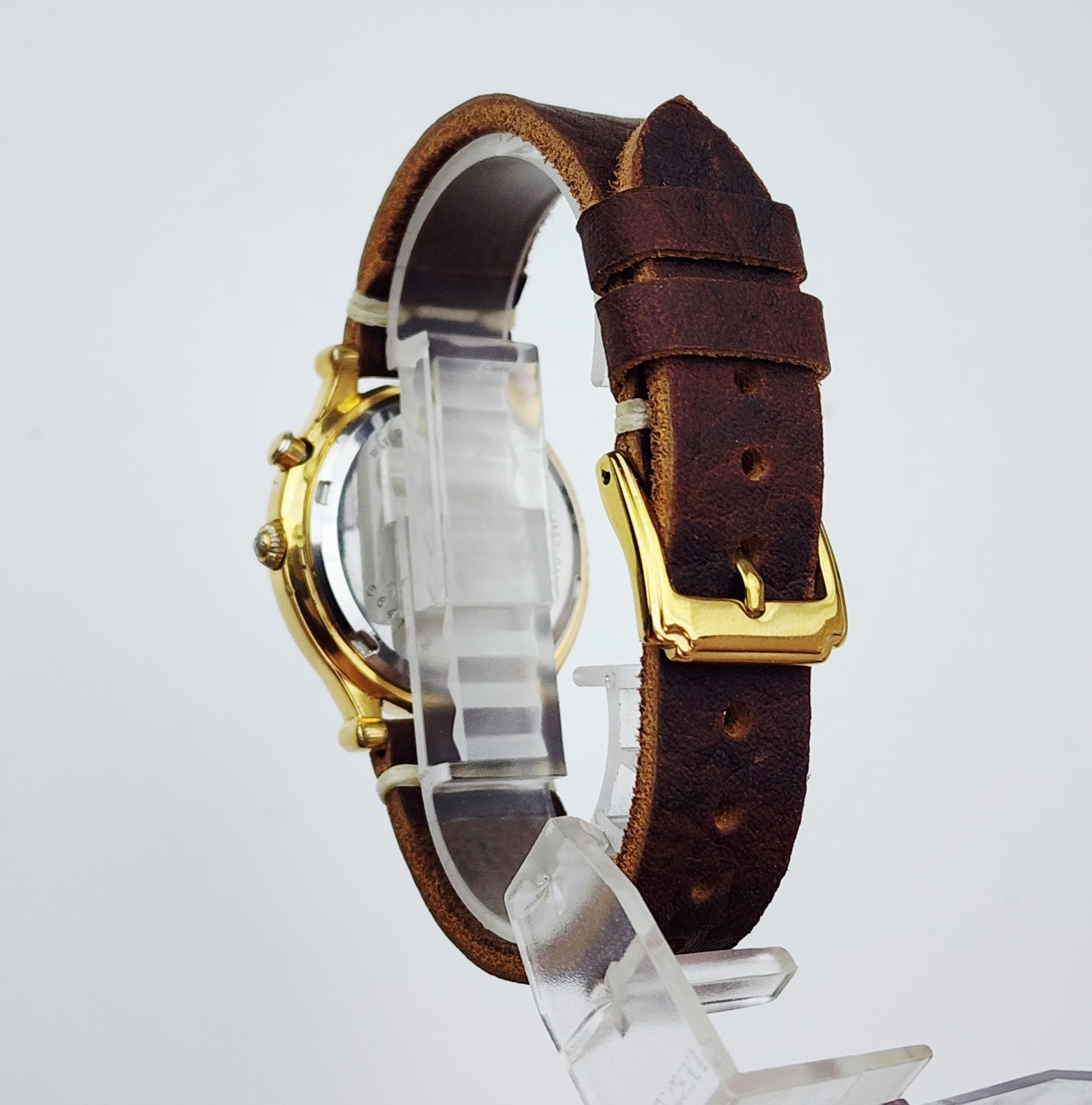 RARE,UNIQUE Men’s KINETIC Watch SEIKO 5M42-0A90. New Capacitor. Luminous Dial