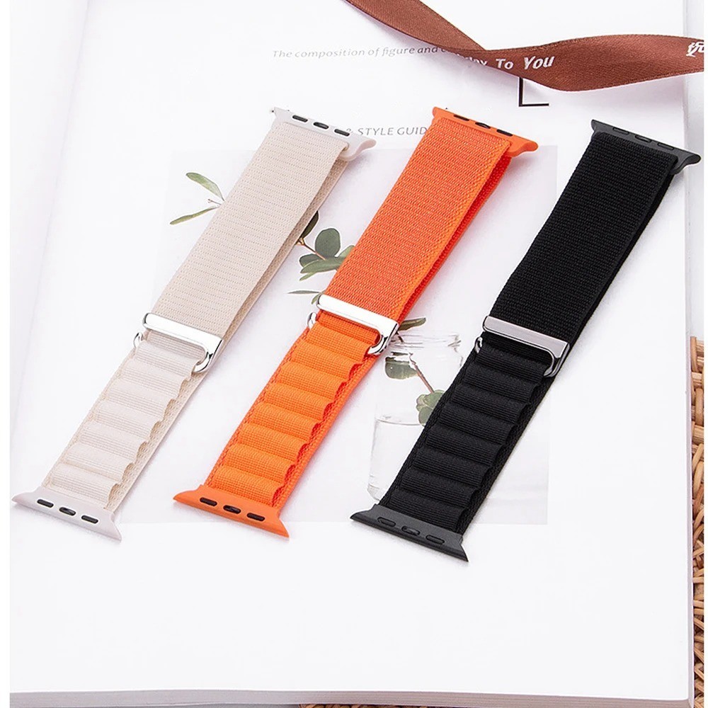 Alpine Loop Nylon Strap for Apple Watch Ultra 49mm Series 11 10 9 8 SE