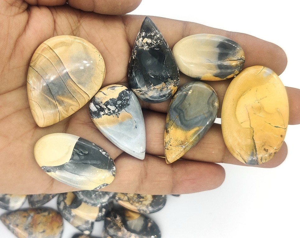 Maligano Jasper Fancy Gemstone Cabochon Jewelry Making Wholesale Lot 71307