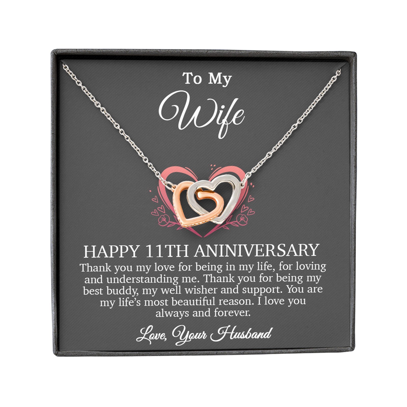 11th Anniversary Gift For Wife, 11 Year Anniversary Gifts, 11th Wedding Annivers
