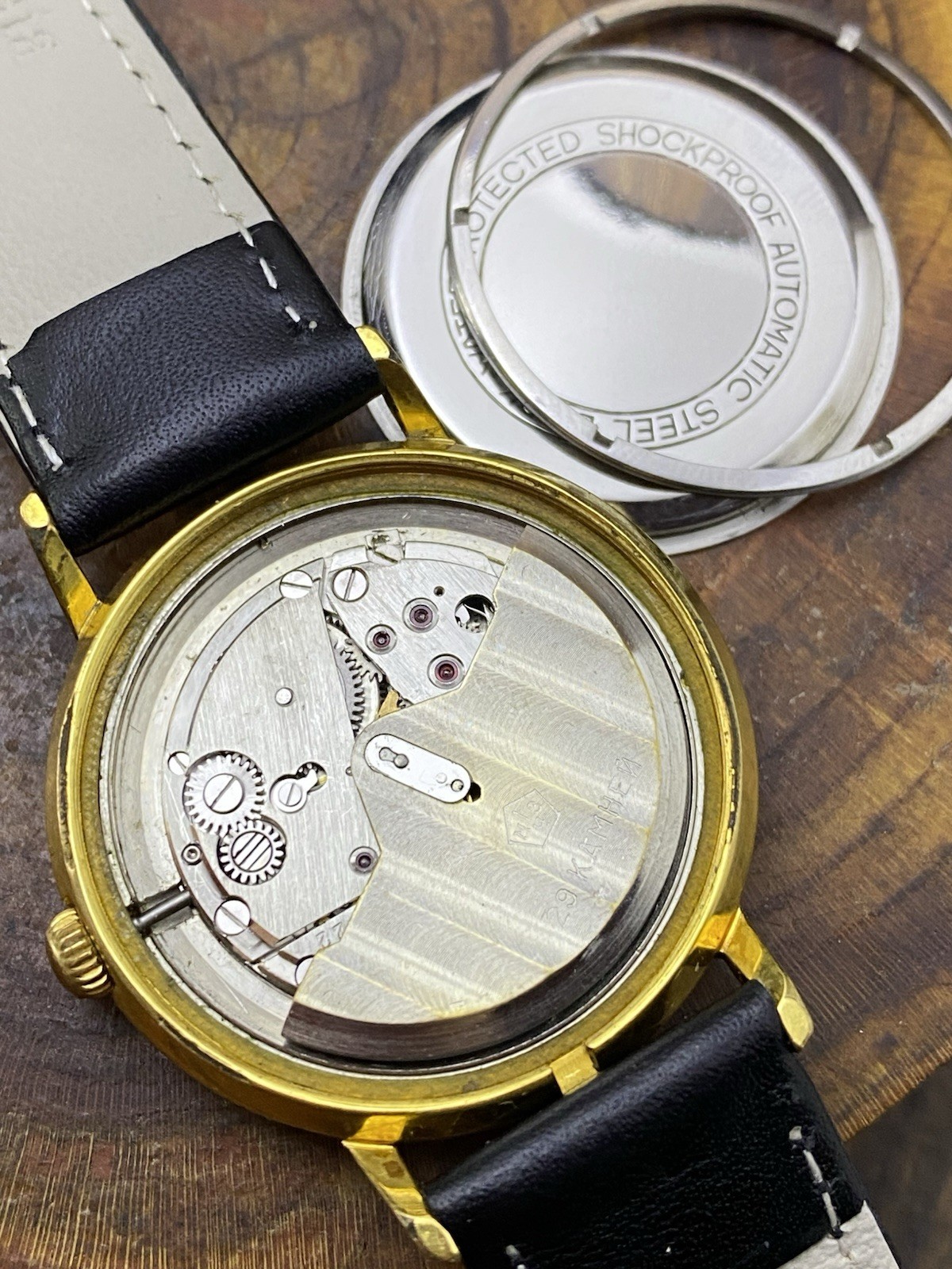 POLJOT ORBITA Automatic slim 29 Jewels Russian USSR luxury wrist watch #9001