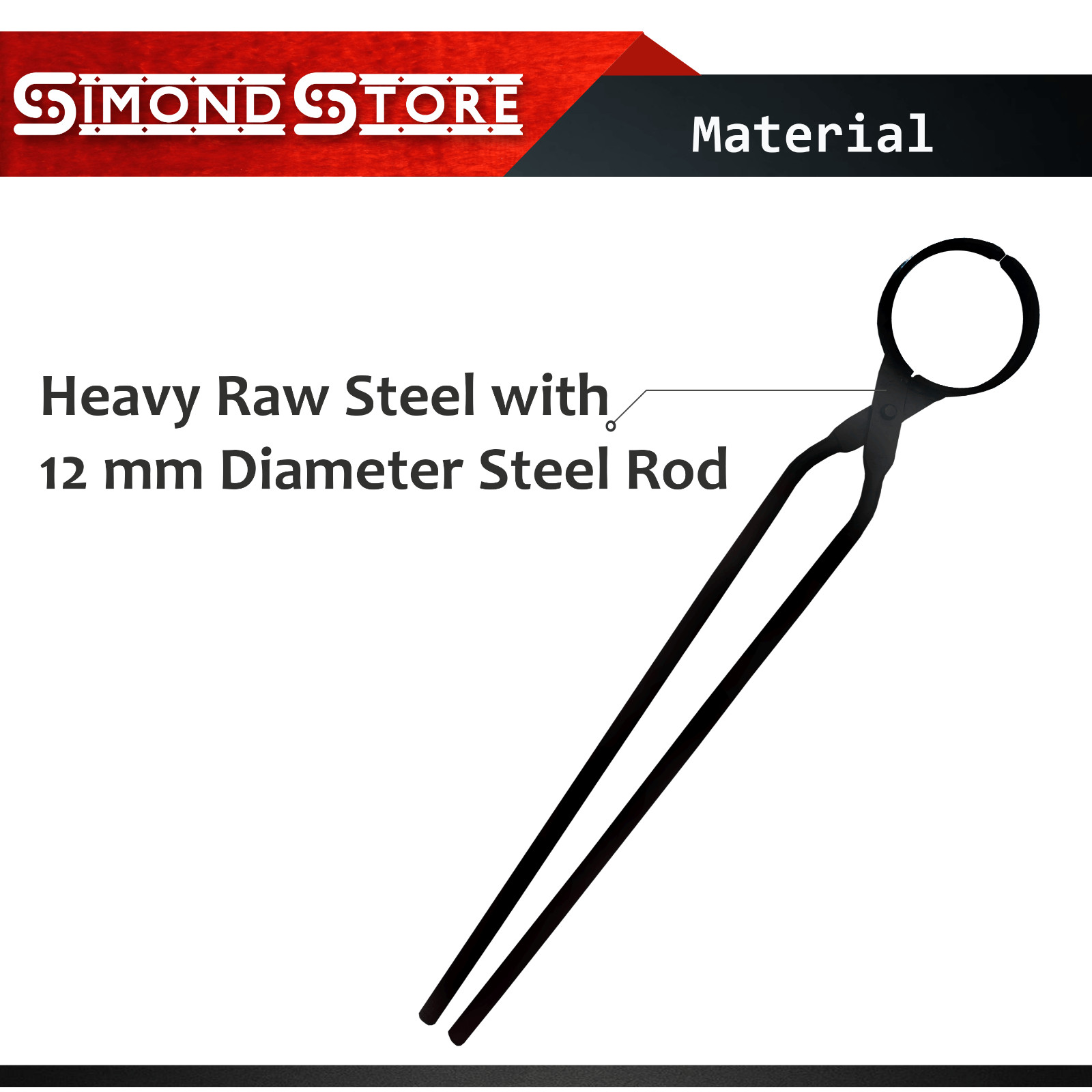 Flask Tongs , 27″ Foundry Crucible 4″ Día Refining Melting Casting Gold Silver