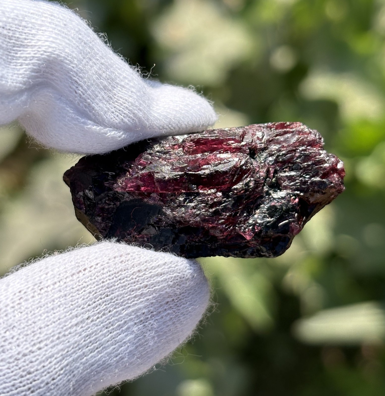Natural 105 Ct Red Garnet Rough Jewellery Making Healing Crystal Raw Gemstone
