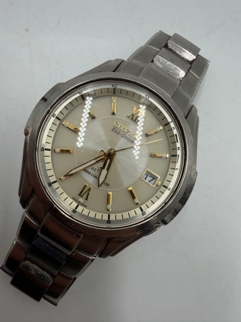 Citizen Attesa H410-T005888, Made in Japan, Eco-Drive, Working Condition