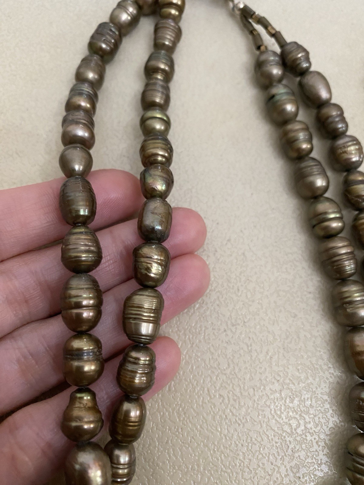 14k and 925 pearls lot