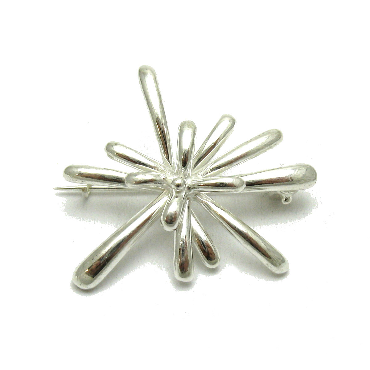 Extravagant Sterling Silver Brooch Genuine Solid Hallmarked 925 Nickel Free