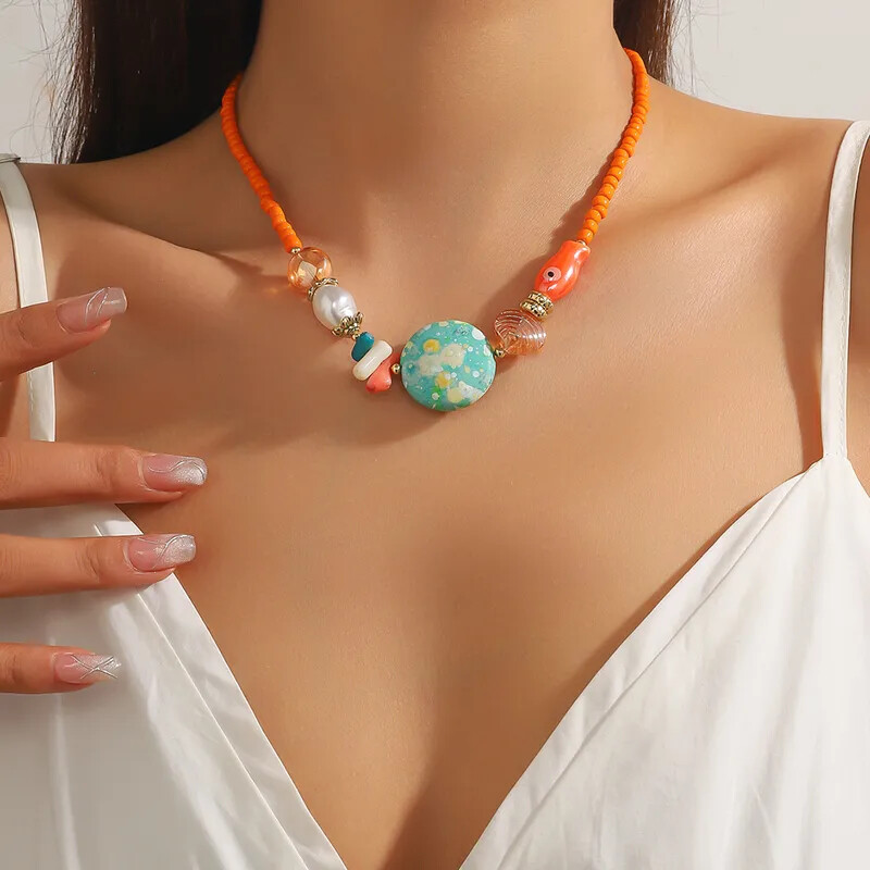 Bohemian Style Beach Nautical Necklace Jewelry