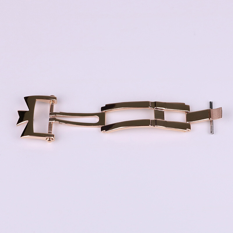 Stainless Steel Folding Clasp Butterfly Buckle 18mm for Vacheron Constantin