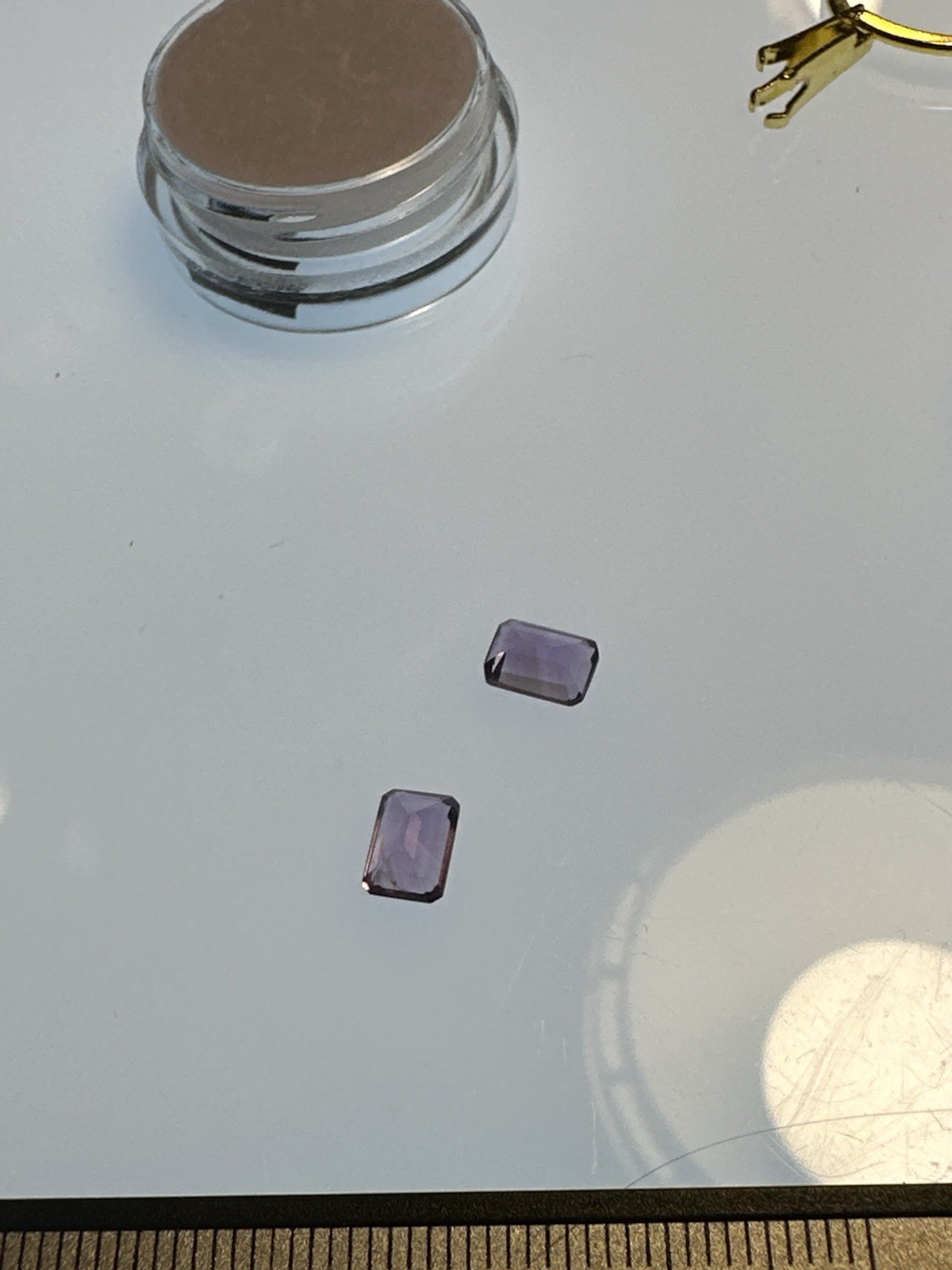 Amethyst Matched Pair 7x5mm Emerald Cut – Approx 2.00 TCW Loose Gemstones