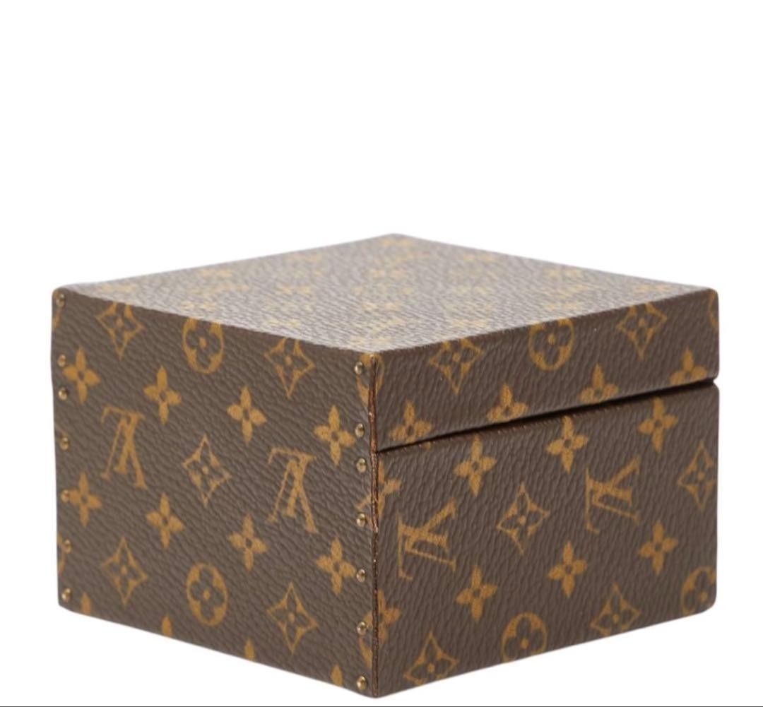 Louis Vuitton Monogram Ecrin Declaration Jewelry Case M21010 Brown LV Auth Japan