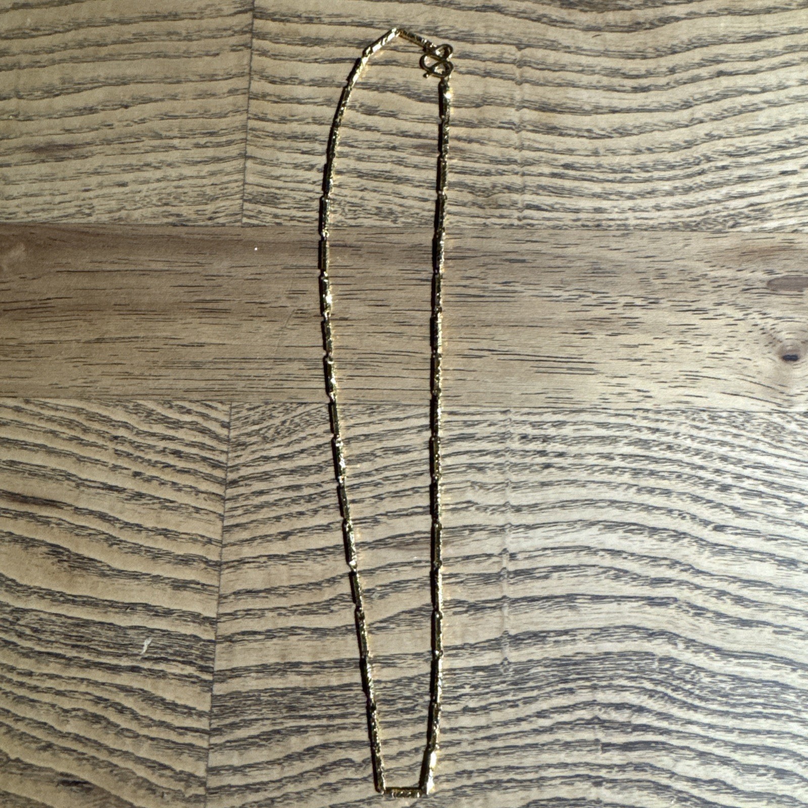 55cm/20in Golden Barrel Link Chain Necklace