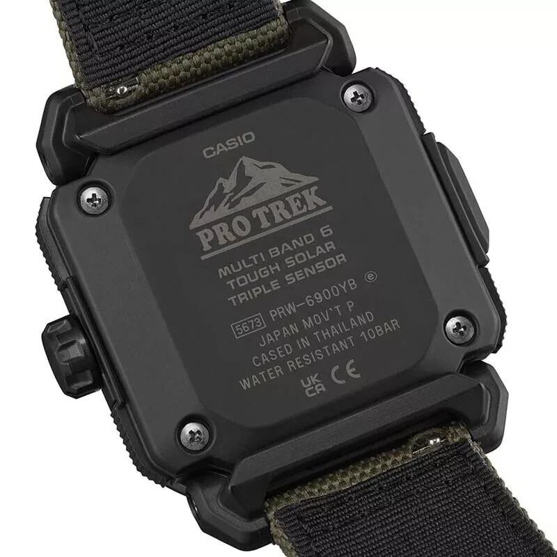 CASIO PRO TREK PRW-6900YB-3JF CORDURA Band Solar Radio Men Watch New in Box