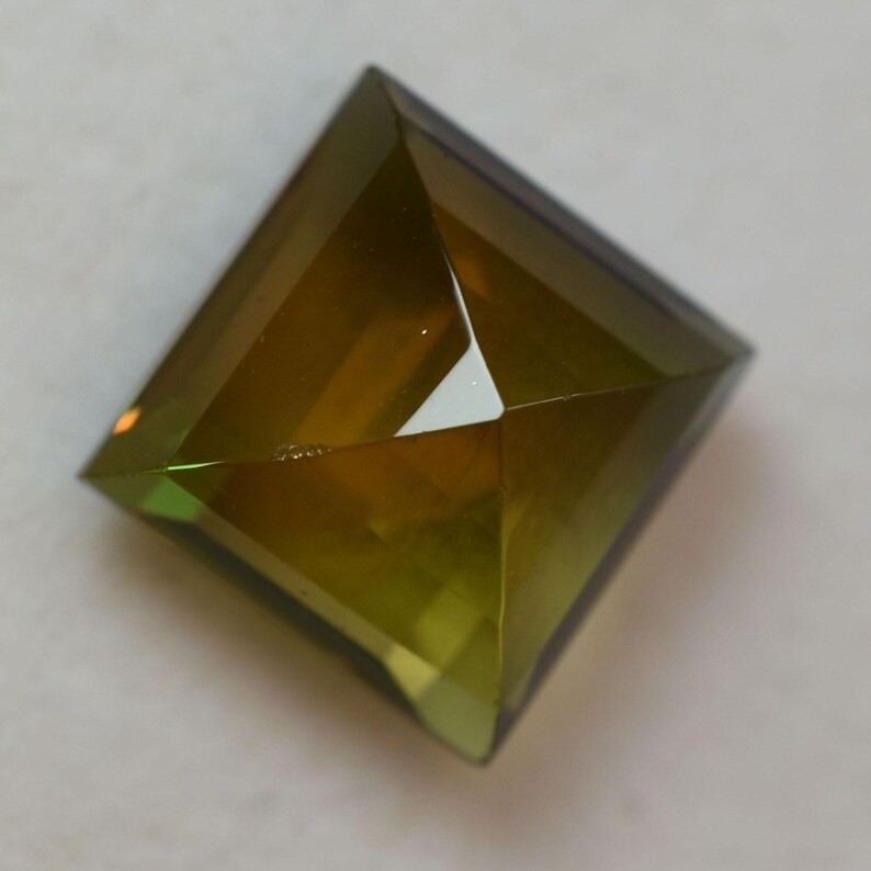 7.10 Ct Natural Alexandrite Square Cut Certified Jewelry Making Stone