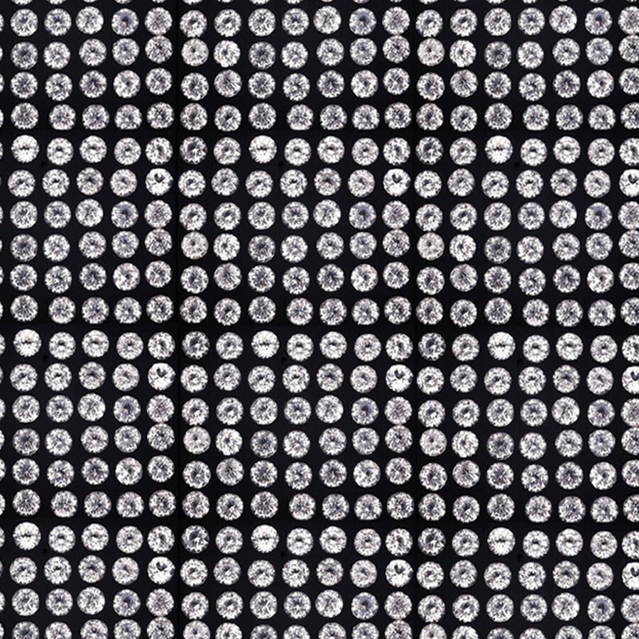 VVS 500 Pcs Natural White Topaz 1mm Round Diamond Cut Calibrated Gemstones Lot