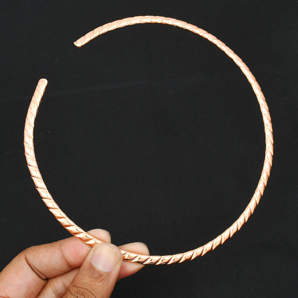 Copper Wire Collar Necklace Neck Wire Copper Wire Adjustable Necklace Jewelry