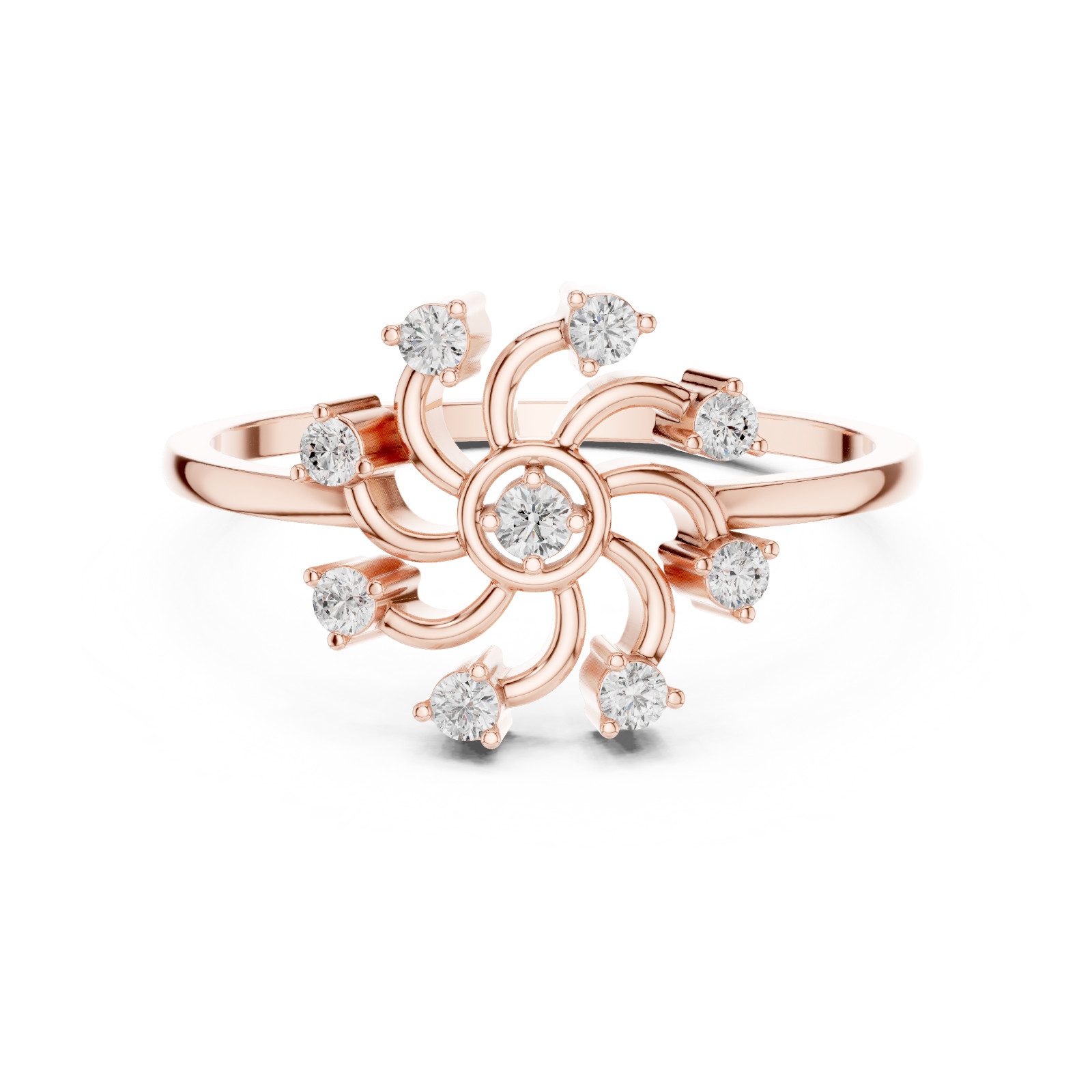30+ Women’s Ring Gold CAD Files Bundle 3DM STL Designs Rose, White, Yellow LR-44