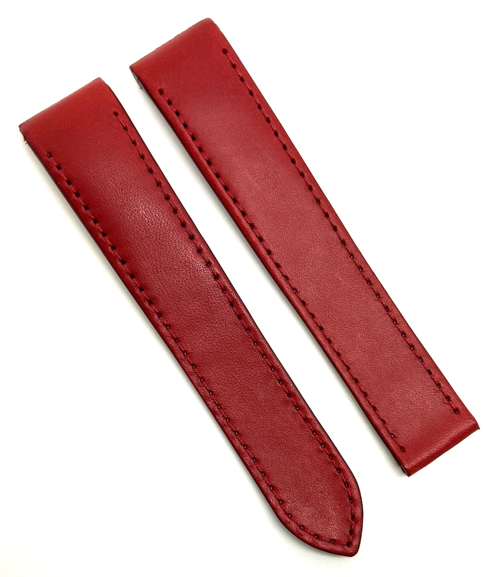 Cartier 18mm x 16mm Red Calfskin Leather Watch Strap KD35FAJL New Authentic OEM