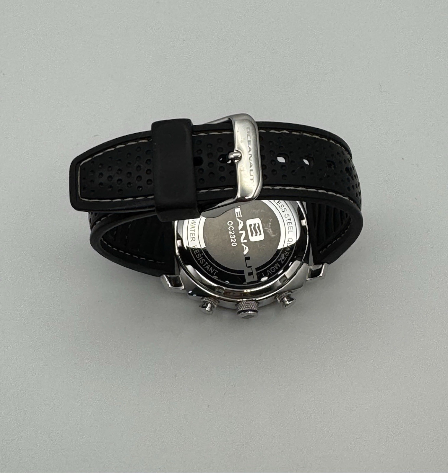 Oceanaut Men’s Wrist Watch OC2320 Kryptonite Quartz Blue Dial Rubber Strap