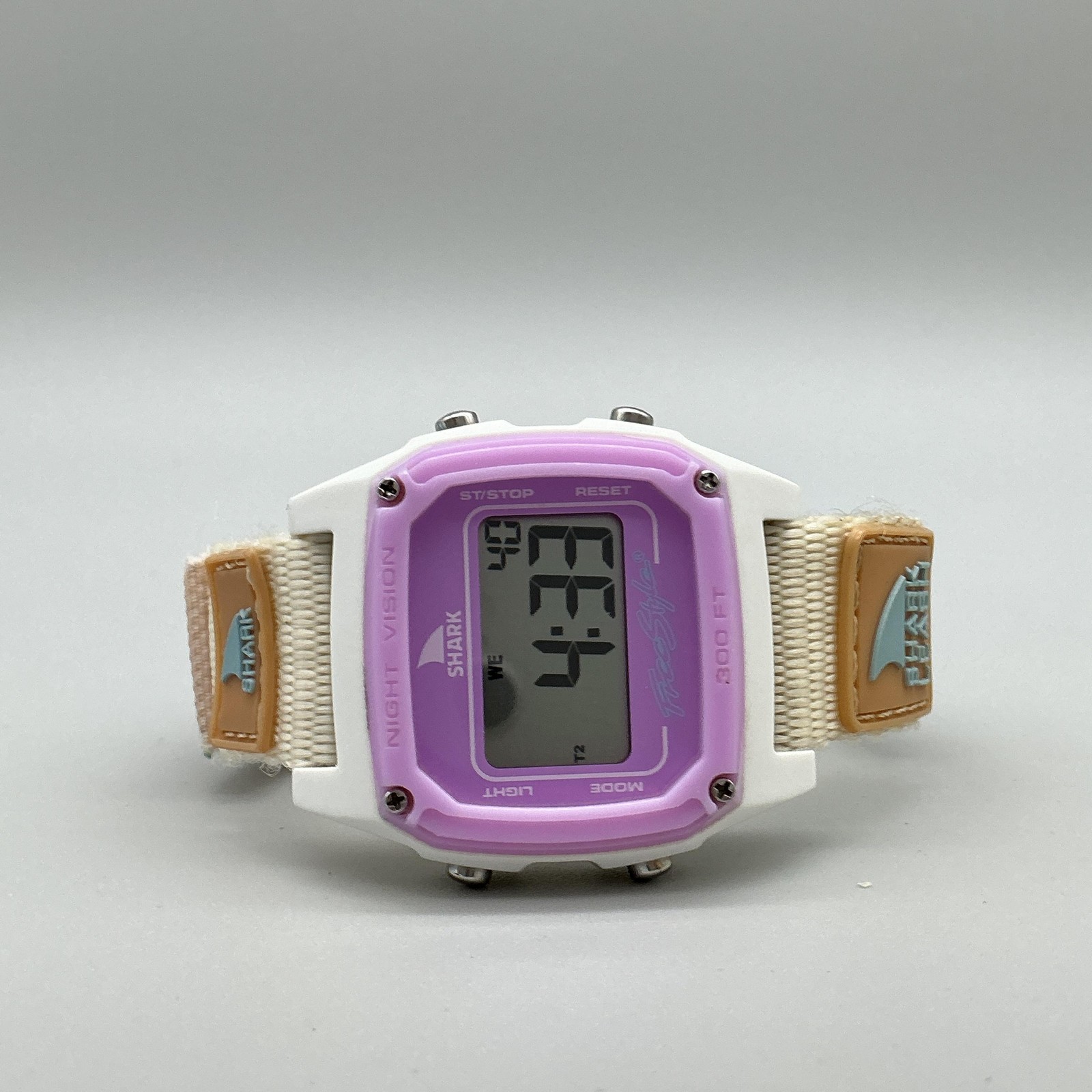 Freestyle Shark Leash Womens Watch 37mm Purple Digital Night Vision New Battery