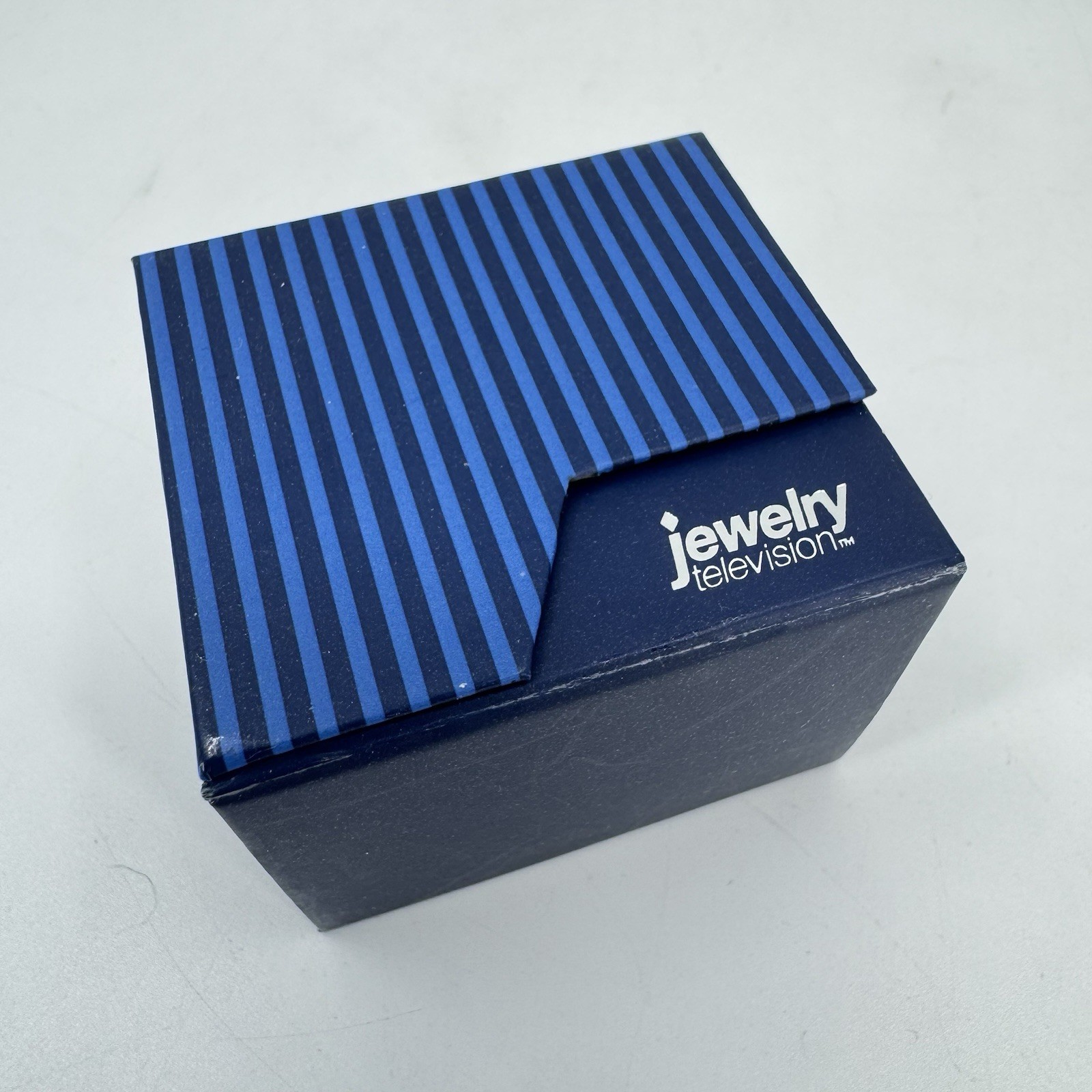 Sterling Silver 1.1ctw Iolite & 0.84tcw White Topaz Cluster Ring NOS W/ Box Sz 8