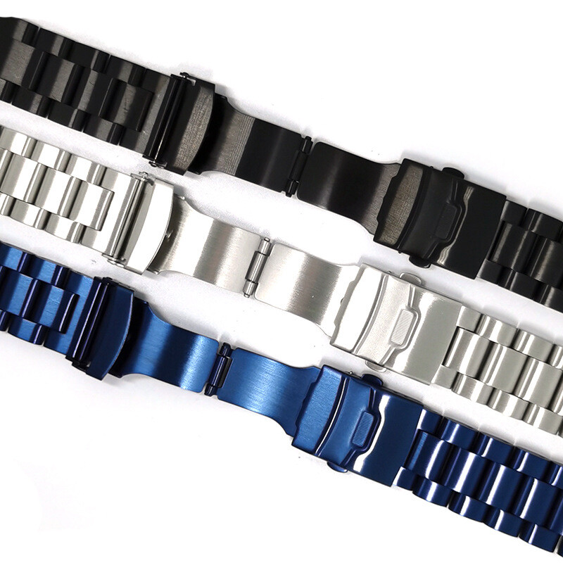 5.7mm Thick Solid Heavy Stainless Steel Watch Strap Band Bracelet 22 24 26mm new