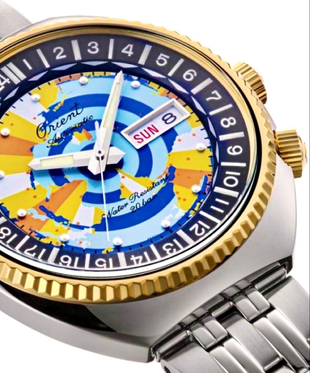 [B1P] ORIENT World Map RN AA0E08Y 70th Anniversary Limited Watch [w4s]