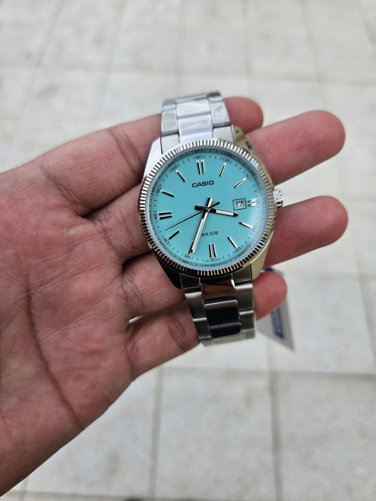 “Casio MTP-1302PD TIFF Blue Dial – Classic Men’s Stainless Steel LIMITED STOCK