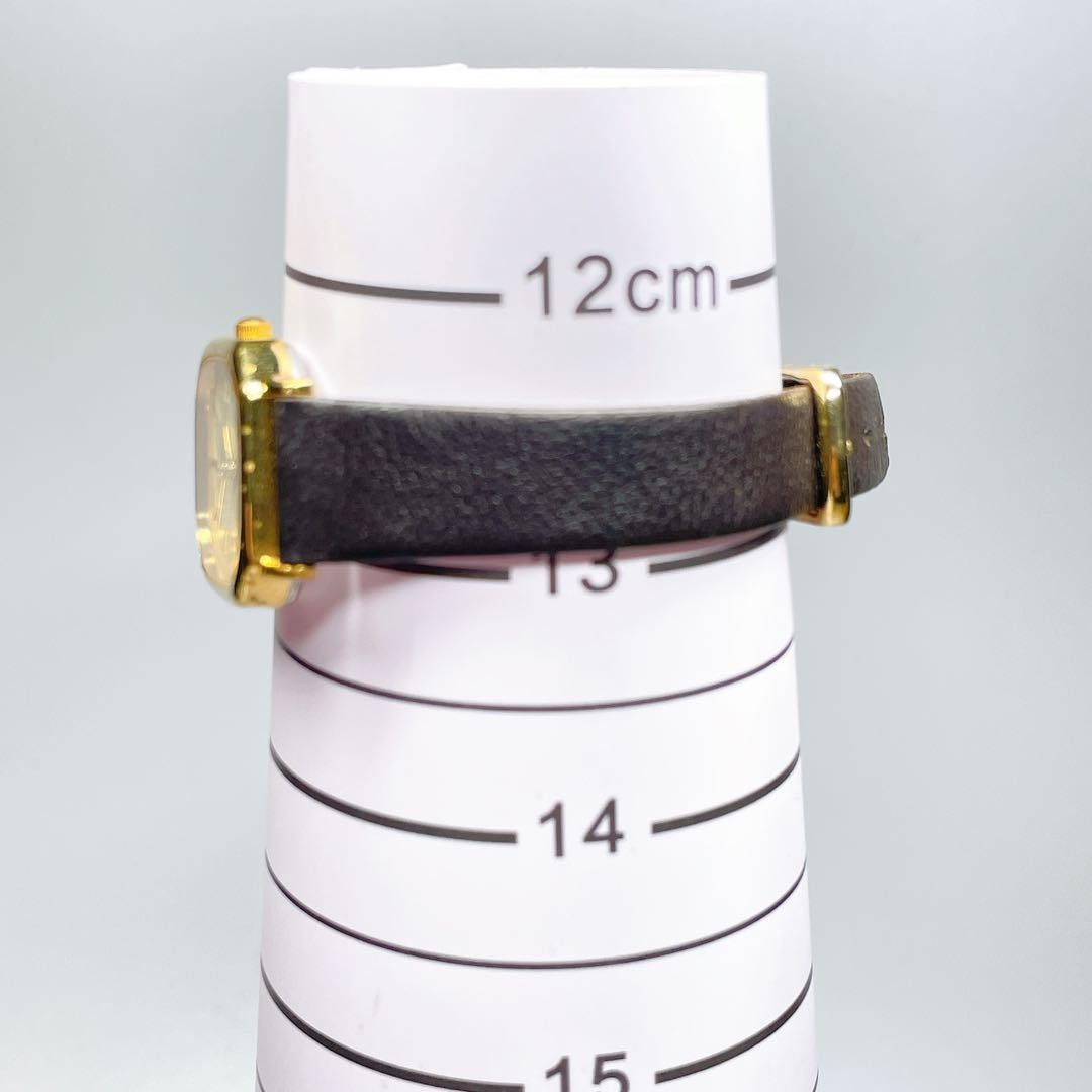 CITIZEN 2931-291016 Gold Leather Band Watch From Japan