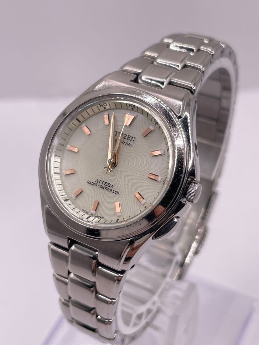 Citizen Attesa H330-T011349 Solar-Powered Titanium Silver