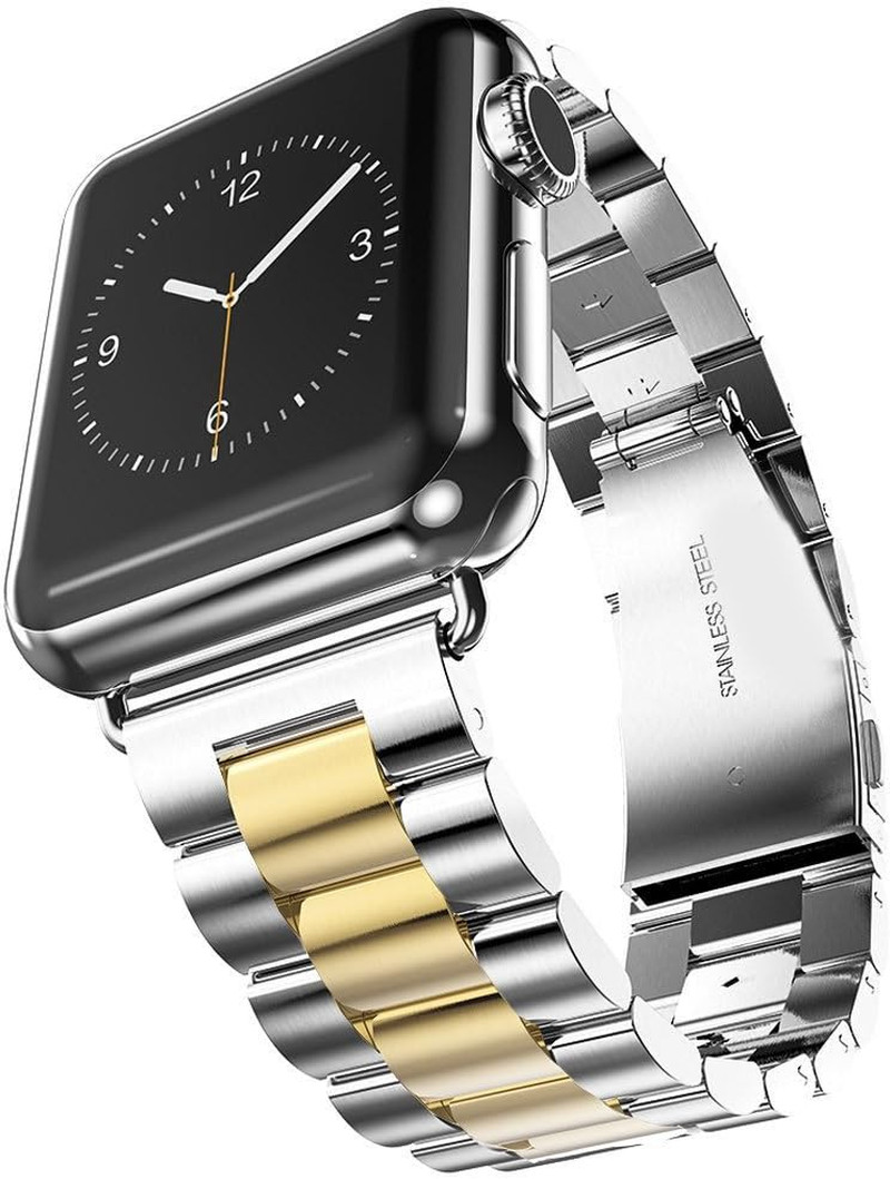 Silver Gold Stainless Steel for Apple Watch Chain Band 38–42Mm | 304 Stainless S