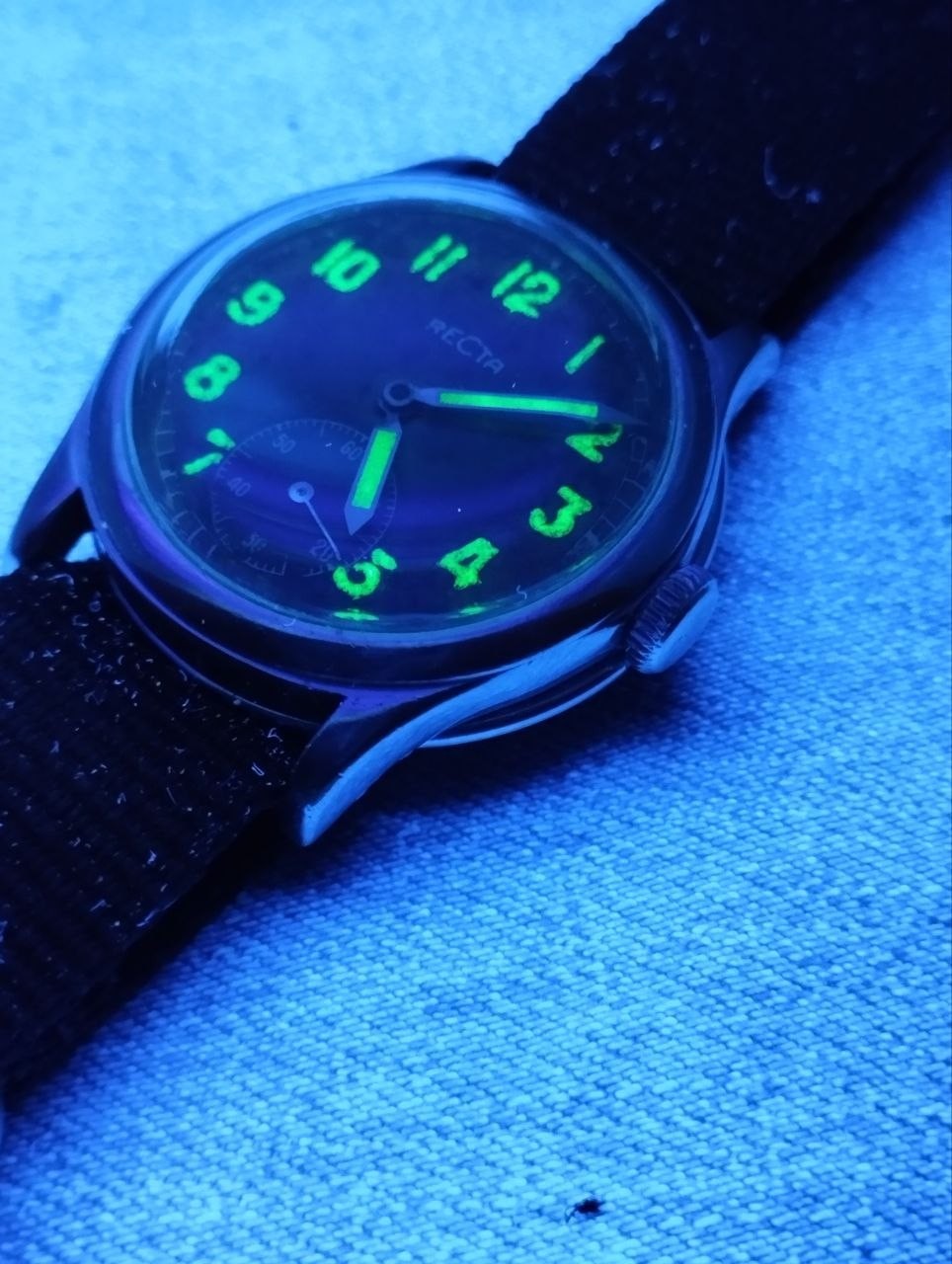 Military watch Recta 40s