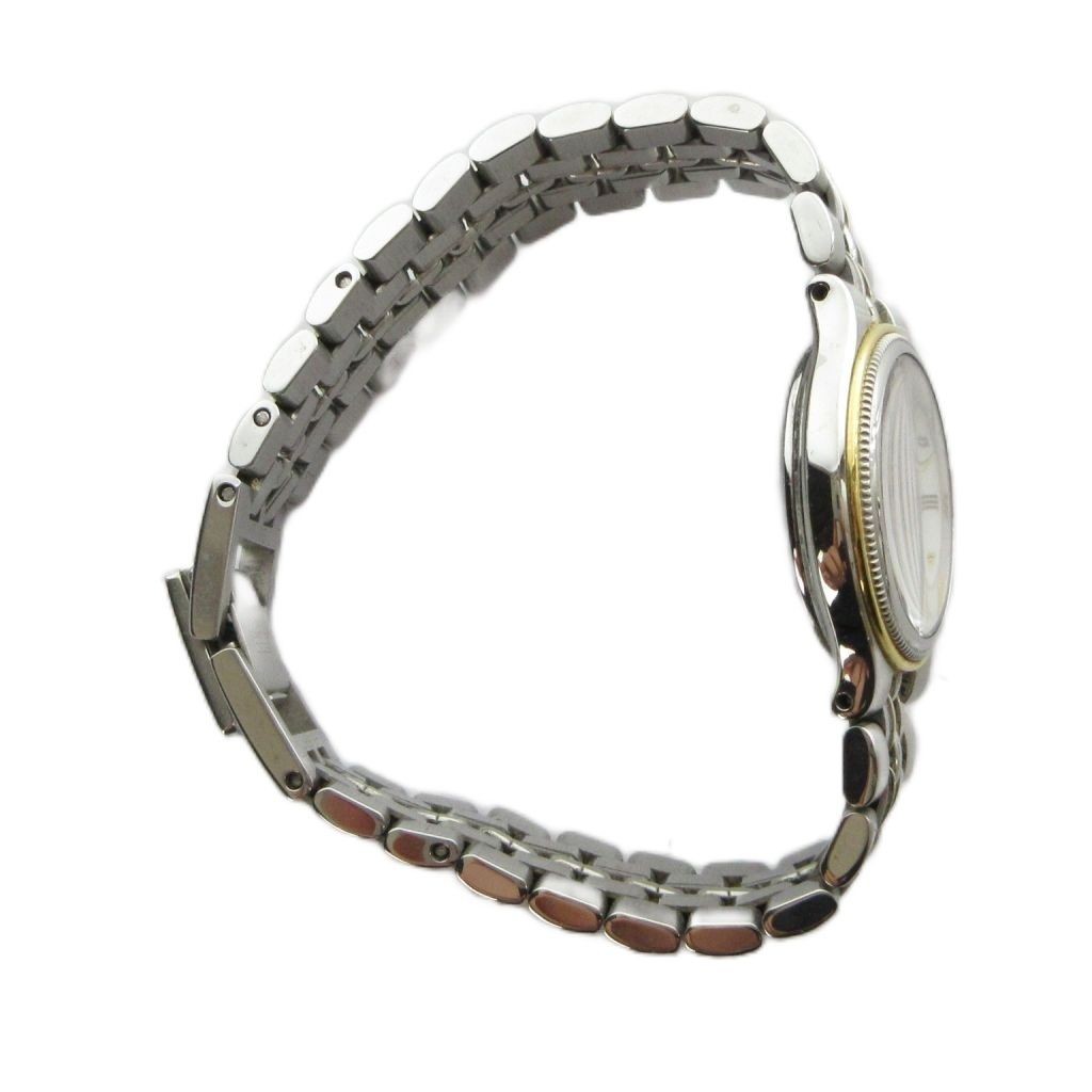 SEIKO 3F31 0030 EXCELINE Quartz Shell Dial Silver