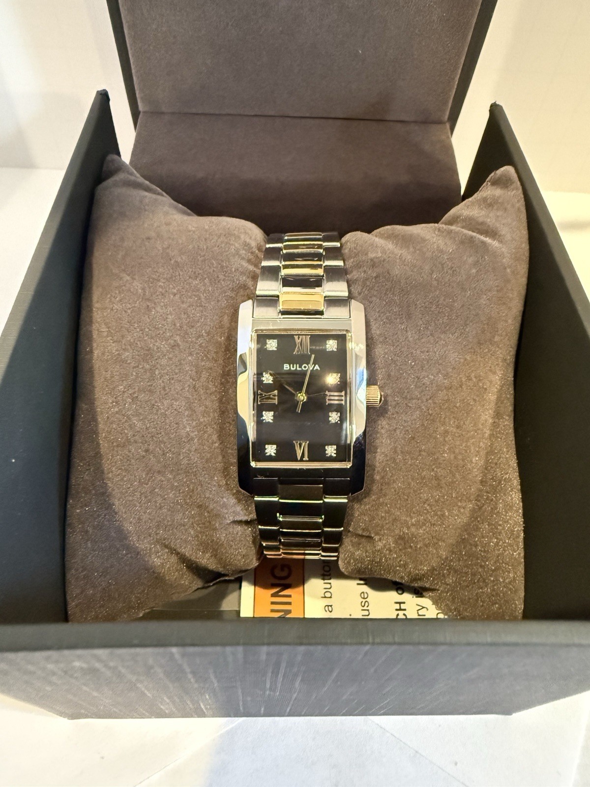 Bulova Classic Diamond Ladies Quartz Watch 98P230