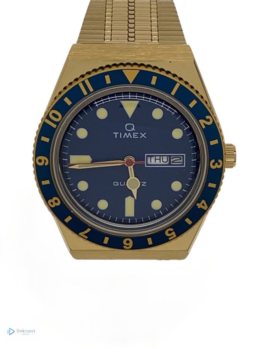 TIMEX TW2U62000 Men’s Quartz Analog Navy Gold-Tone Watch