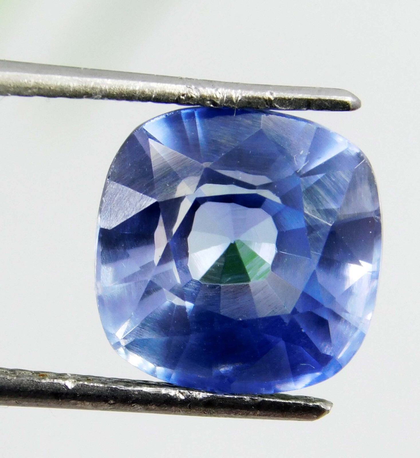 CERTIFIED 7.30 Ct Natural California Rare Blue Benitoite Cushion Cut Gemstone