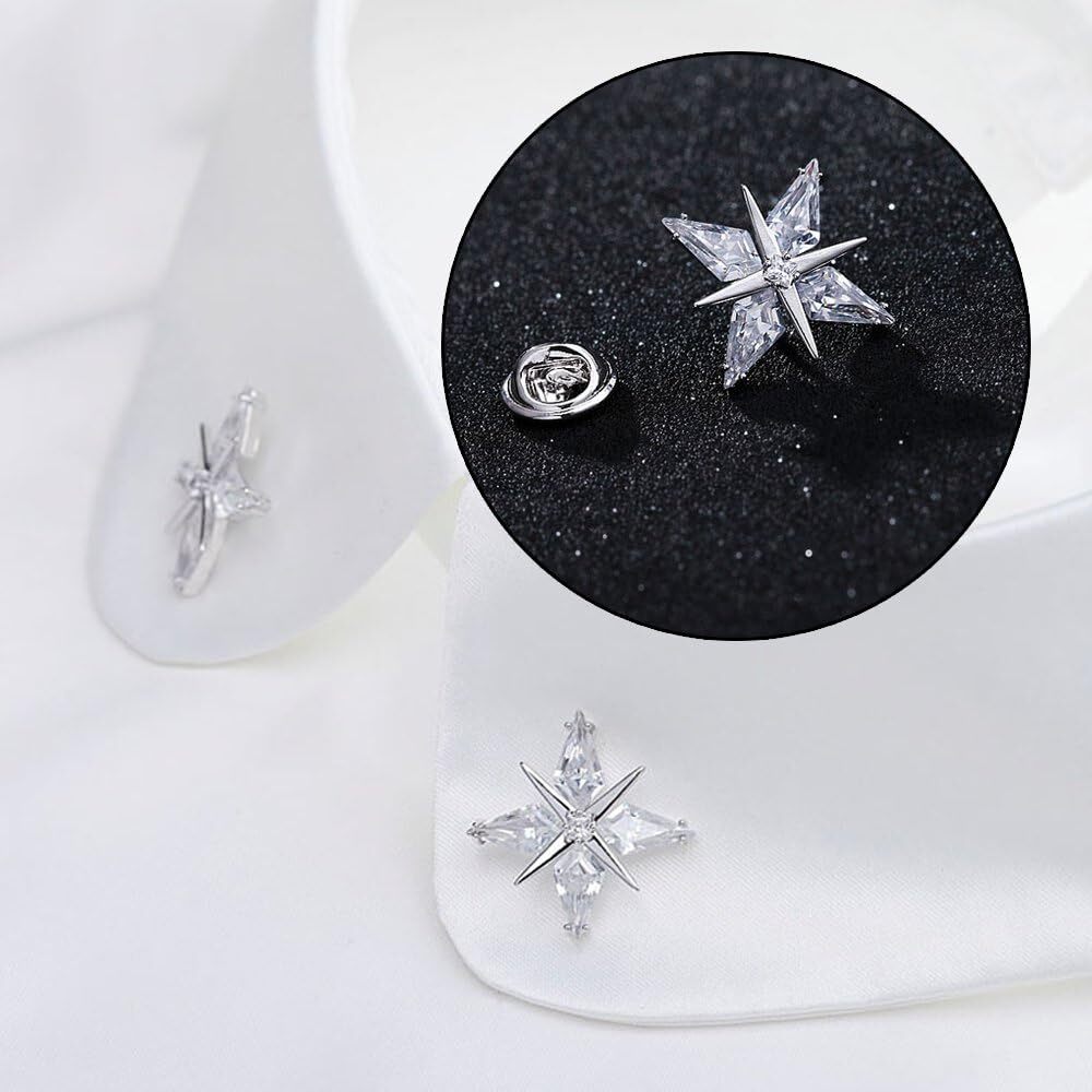 JANYUN 120 Pairs Butterfly Clutch Tie Tacks Pin Back (4mm, Silver)