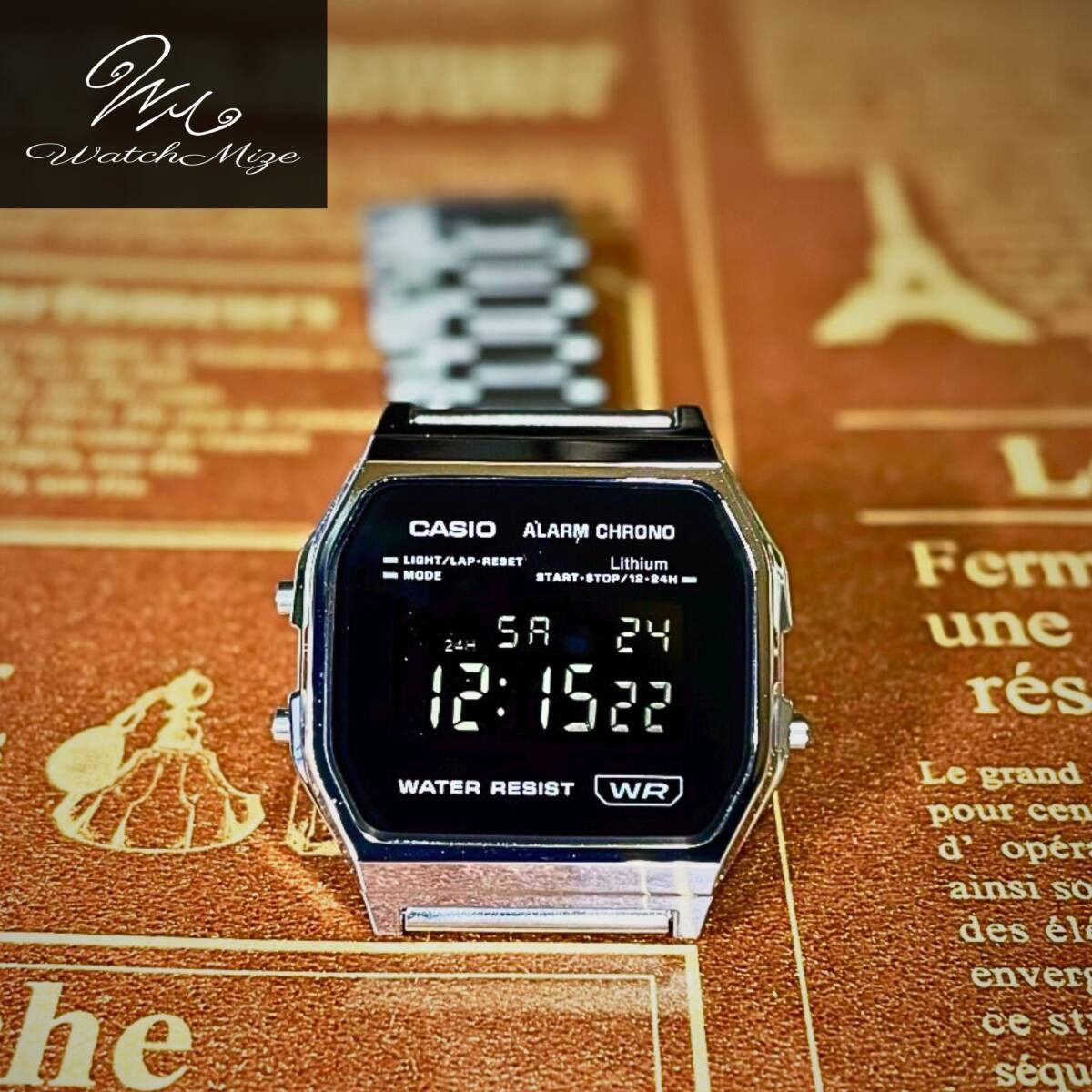 Inverted LCD Custom A158WEA 1JF Base Inverted LCD Model (CASIO Base) Custom Watc