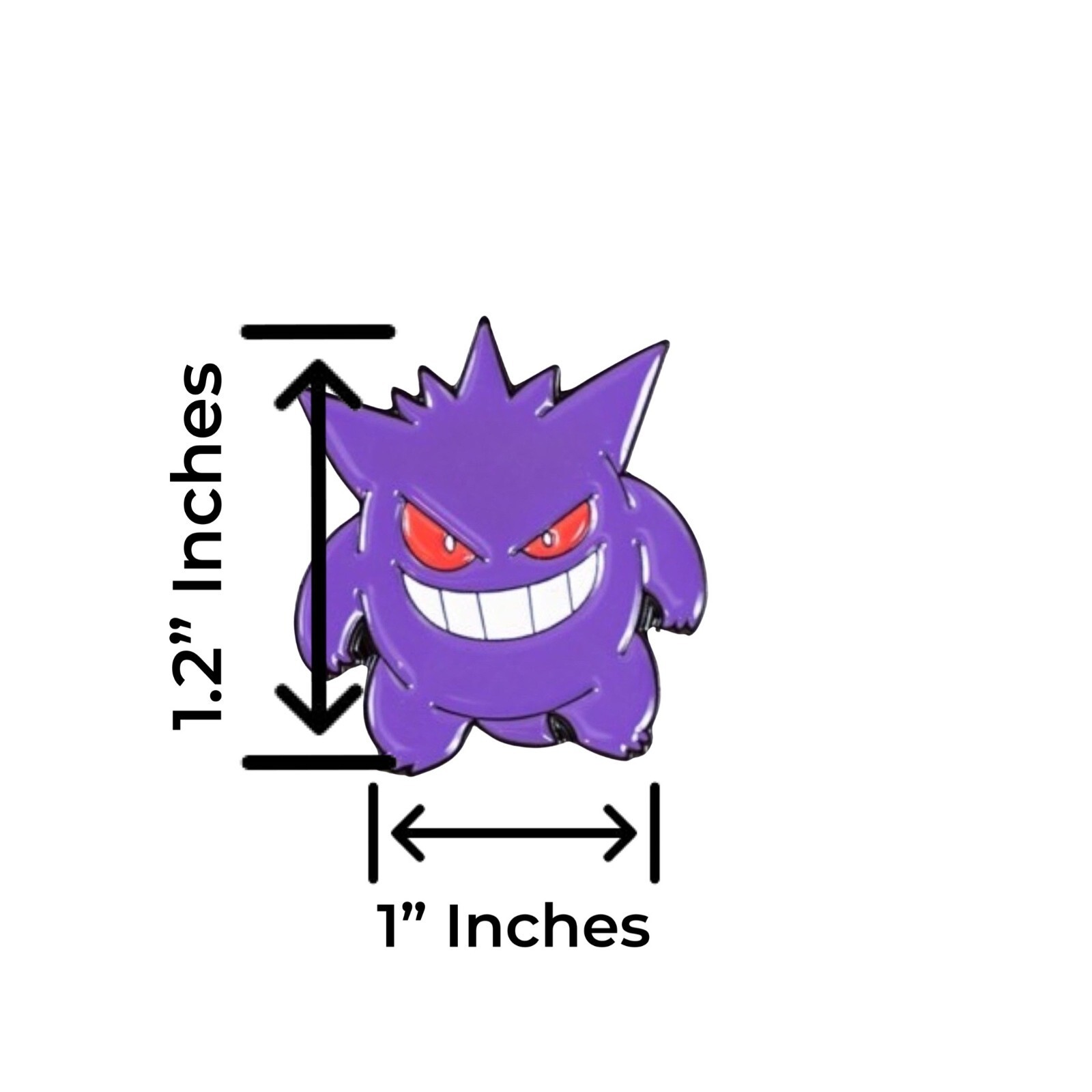 Gengar Pokemon Pin Anime TV Show TCG & Video Game Brooch Lapel Gastly Haunter
