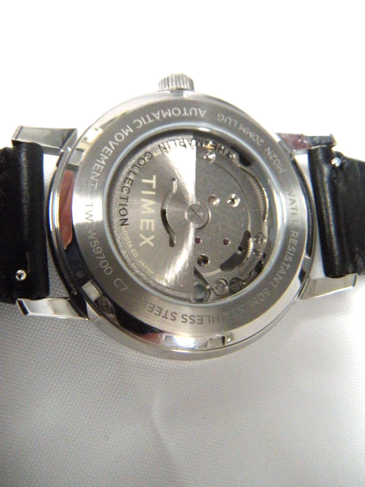 Timex Marlin Automatic 40mm Leather Strap Watch TW2W59700