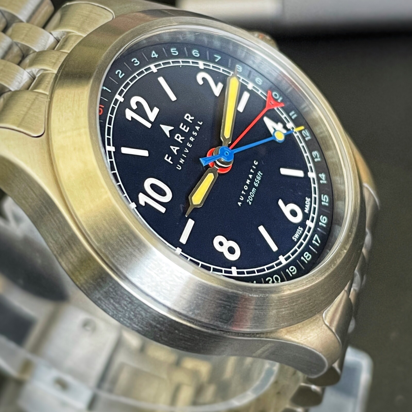 Farer Lomond Automatic Field Watch 39.5mm Bracelet + Unworn Horween Leather 2023