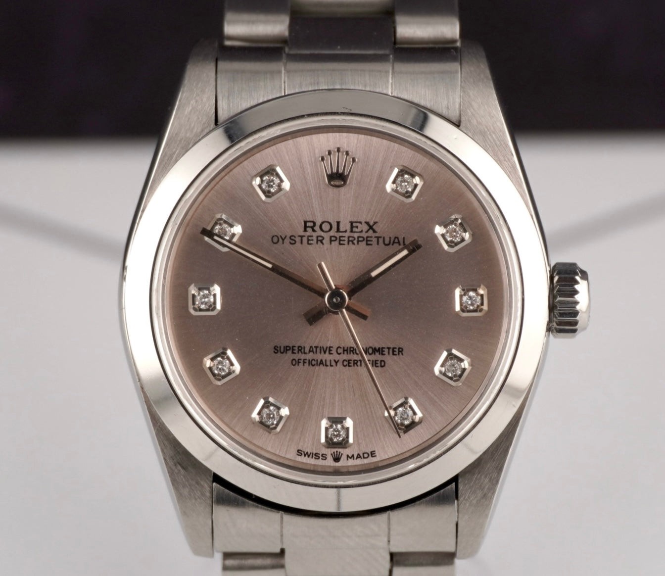 Rolex Oyster Perpetual 31mm Stainless Steel Silver Dial Watch 67480