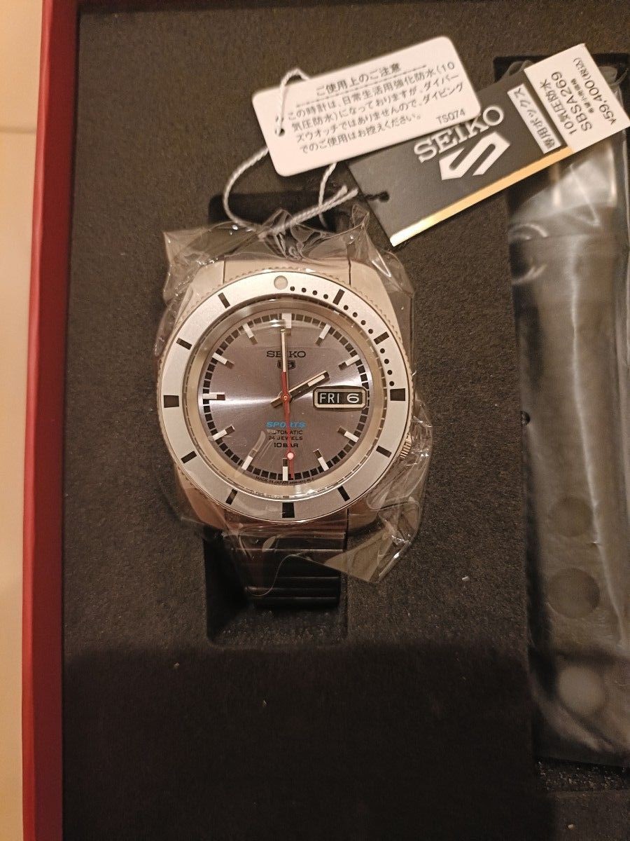 [B1P] Seiko 5 Sports 1968 Reissue First Model SBSA269 Limited 777 [y3m]