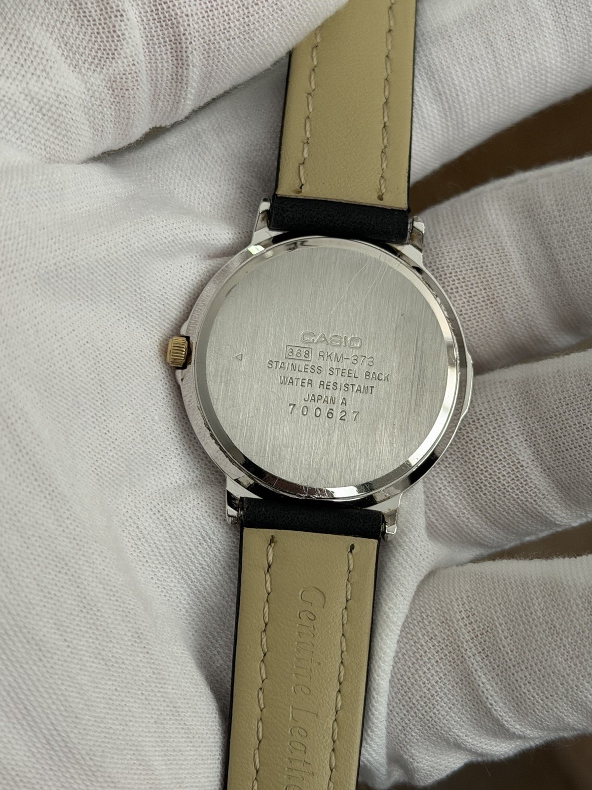 Rare Vintage Casio Rookie RKM-373 Moon Phase Men’s Classic Dress Watch JDM 1980s