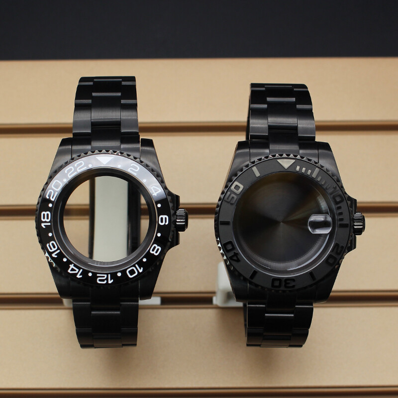 40mm Watch Cases 20mm Strap Sterile Sapphire Glass Fit Nh35 Nh36 Nh38 Movement