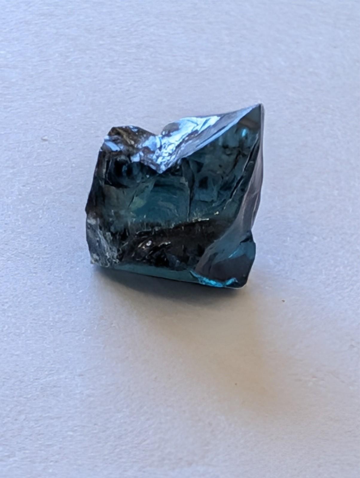 USA seller 3.77 ct IF flawless closed C tourmaline facet rough gemstone specimen