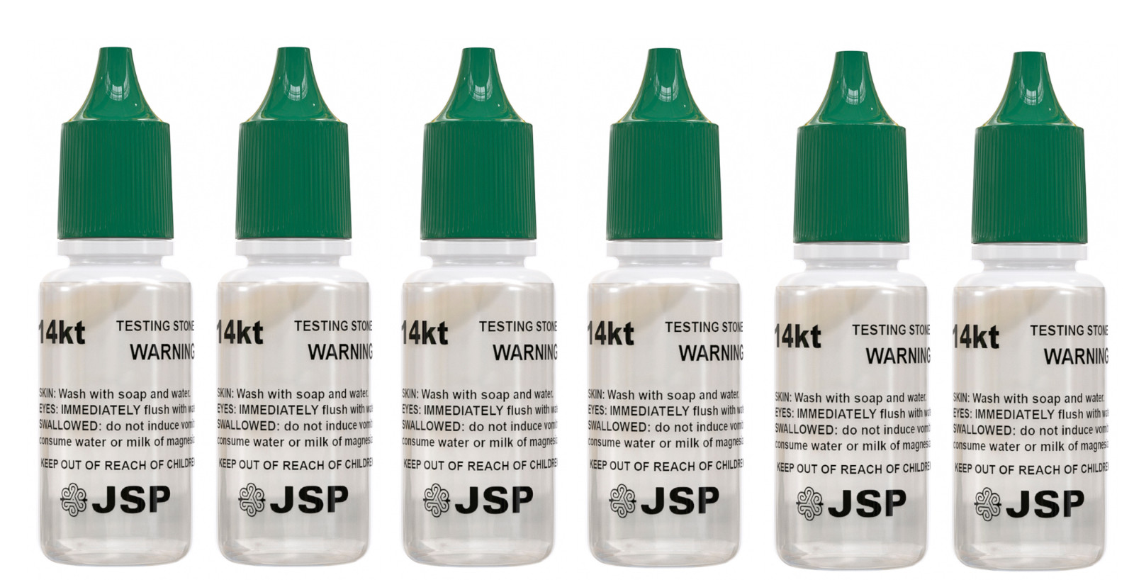 14K Gold Testing Solution Gold Testing Acids Check Gold Authenticity 6 Bottles