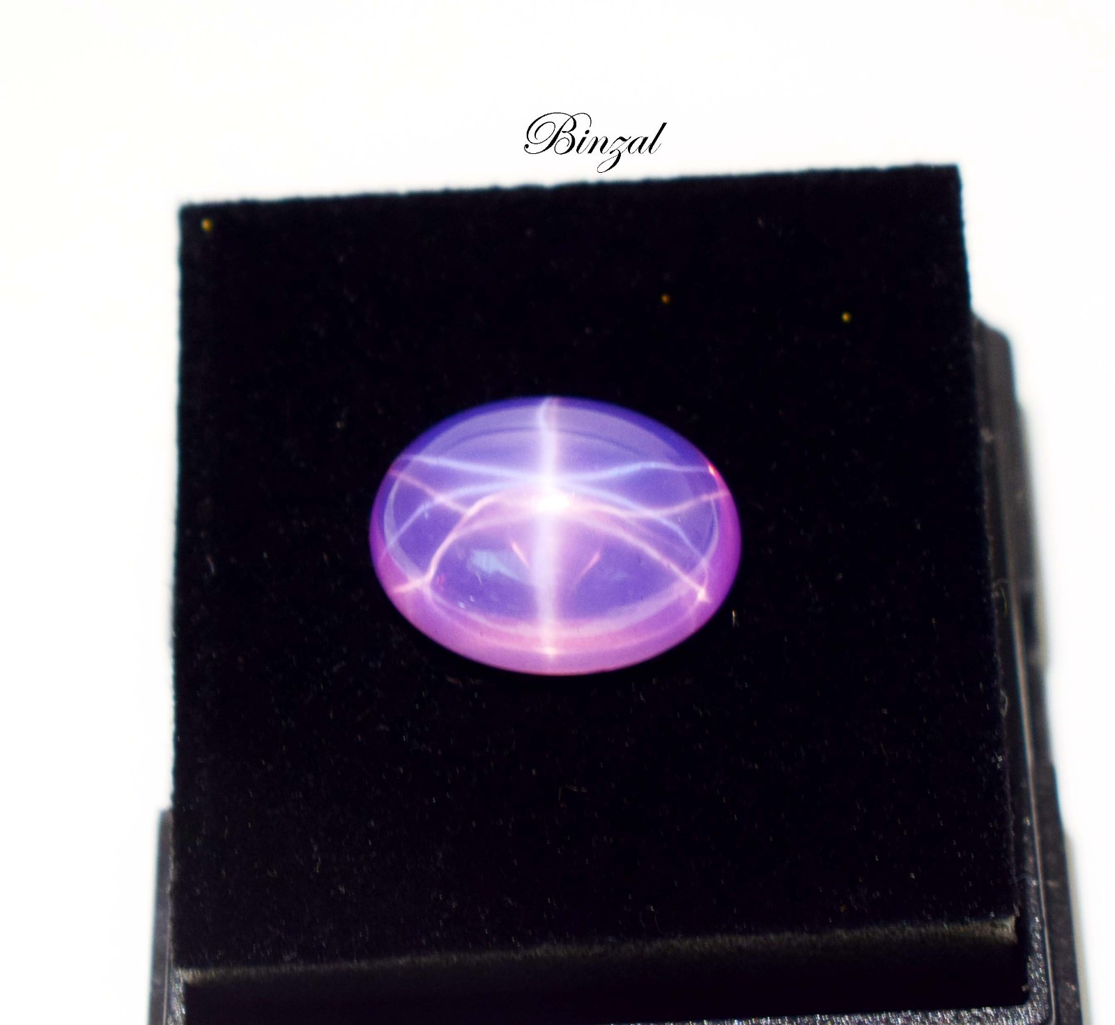16ct Lavender Pink Purple Star Ruby 6 Ray Star Ruby Cabochon Star Loose Gemstone