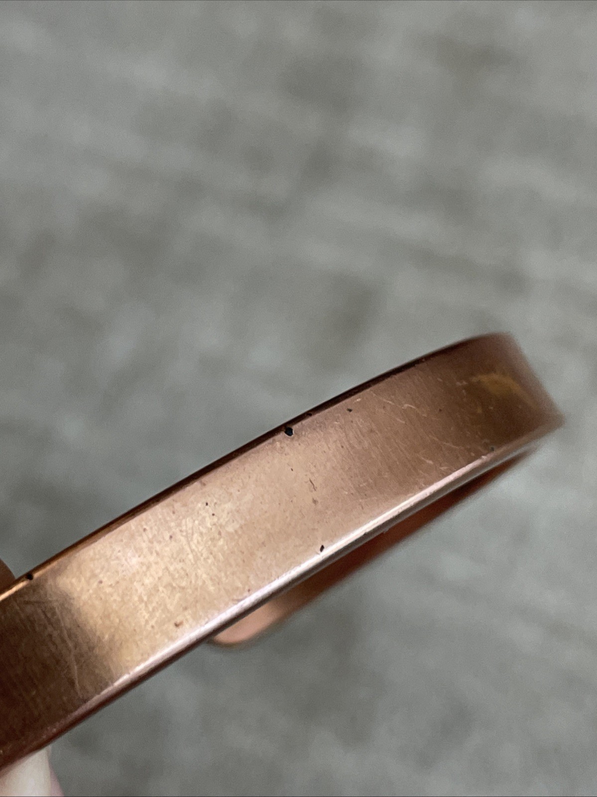 Copper Bracelet Cuff 45 Grams 7.25” 9mm wide