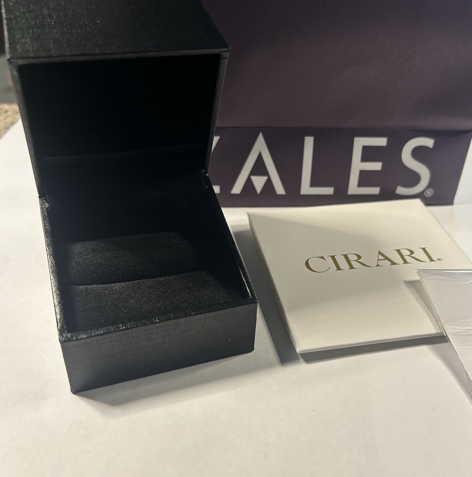 CIRARI 7.00 mm Pearl Charm With Zales Presentation Box, Gift Bag & CIRARI Cloth
