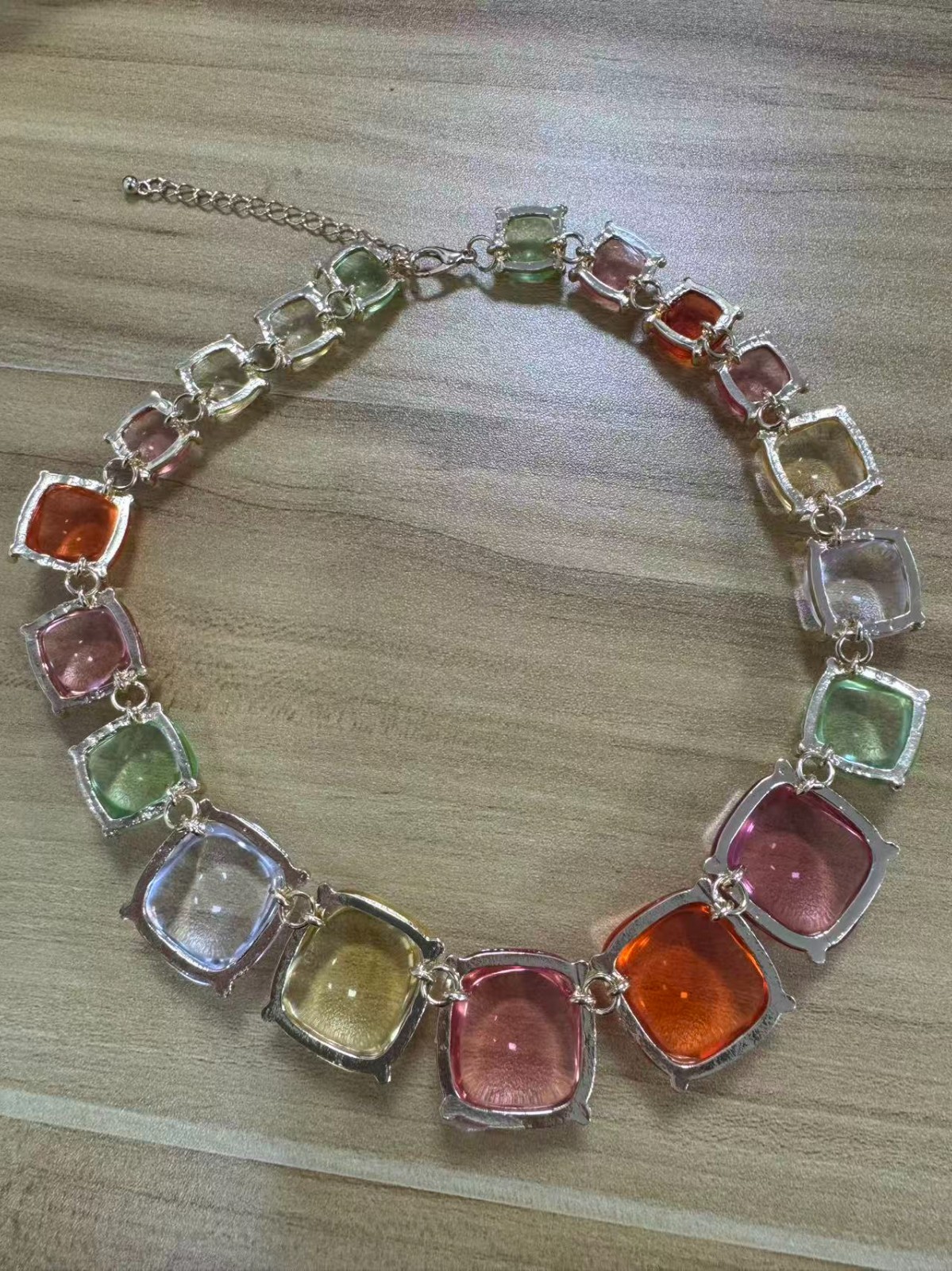 Women’s Color-Block Candy-Style Necklace